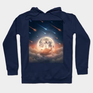 on a date with the moon Hoodie